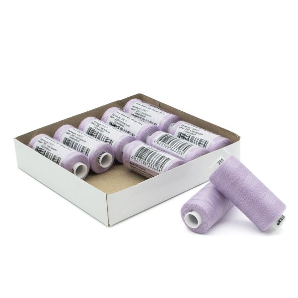 Нитки швейные бытовые Bestex 40/2, 365 м (400 ярд) / 10 кат., 285 пастельно-сиреневый