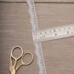 Кружево эластичное (стрейч) 15 мм / 22.86 метра, белый, 3AR2760