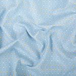 Ткань для пэчворка Peppy Молочные сны фланель, отрез 100х110 см, 175 г/м², МС-13 голубой, Peppy