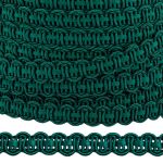 Тесьма отделочная 8мм / 40м (19 т.зеленый), 07-8021