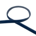 Лента бархатная (тесьма) эластичная 6.0 мм / 16.5±0.5 метра, №601 (19-4030) т.синий, Blitz VRE-06