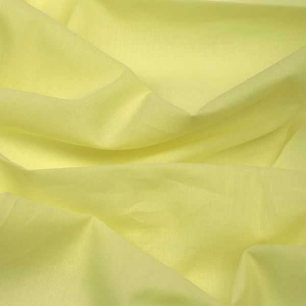 Батист 72 г/м², 150 см / 1 метр, TBY.Bt.15.1, цв.св.желтый