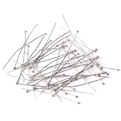 Штифты с шариком 5см, 50 шт/упак, Astra&Craft (Никель), 4AR192