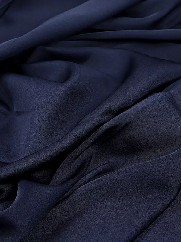 Шелк Армани 90 г/м², 150 см / 2 метра, арт.Arm-142 цв.142 т.синий