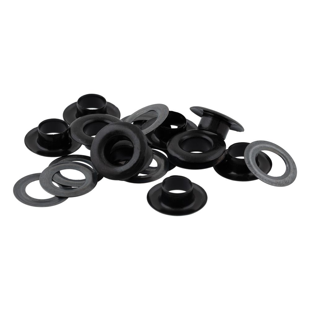 Люверсы металл ⌀10.0 мм (внутр.), 50 шт (5х10 шт), 24, под оксид, Gamma №24