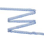 Лента отделочная тканая (вискоза) 69 (2 голубой/белый), 50 м