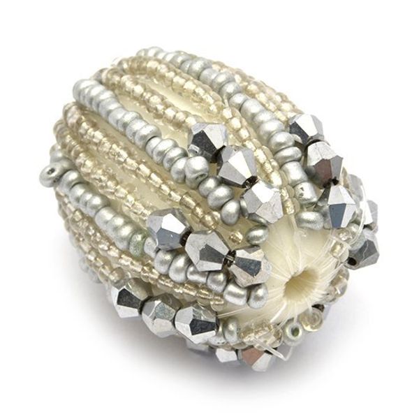 Бусины пластик ⌀26 мм, in ⌀0,1 мм, Tesoro