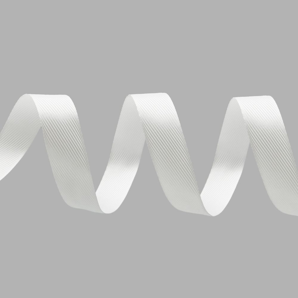 Лента декоративная ёлочка 25.0 мм / 20±1 метров, 01 белый