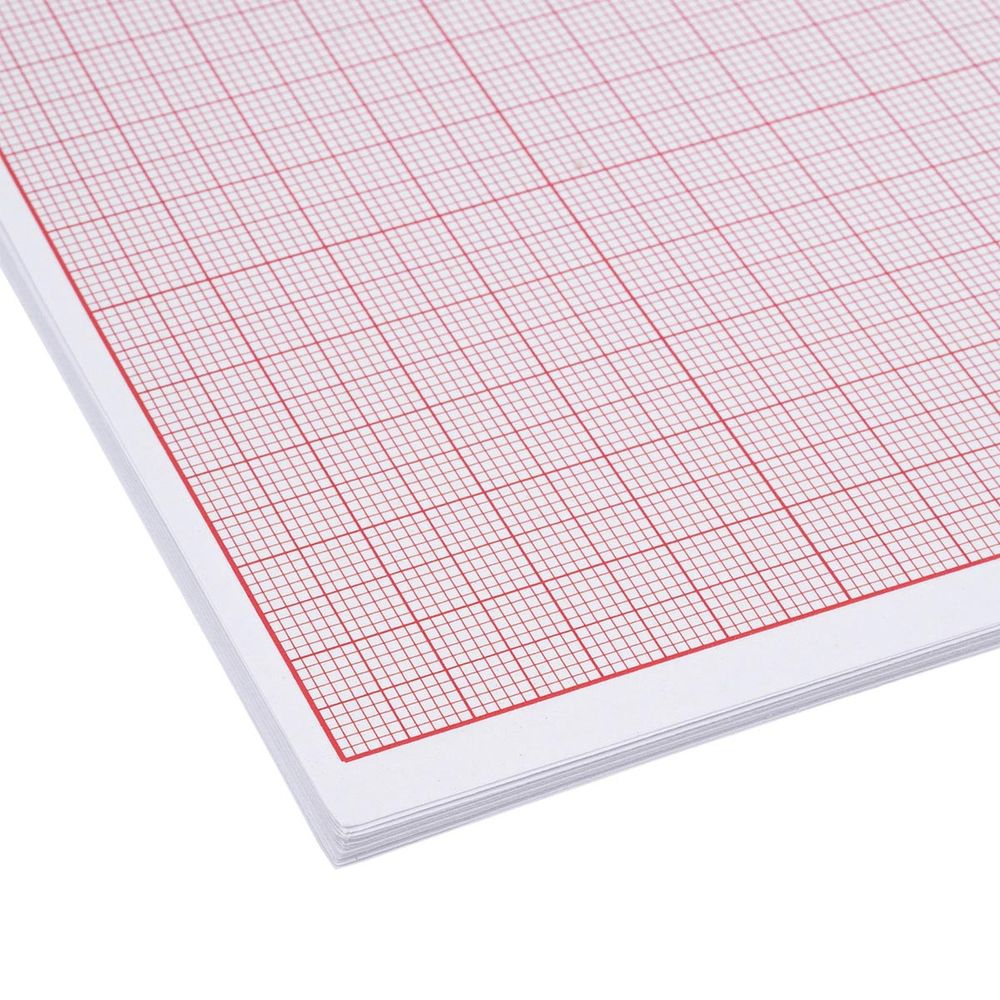 Бумага масштабно-координатная 80 г/м², А4 Маджента, 20 листов