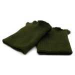 Манжеты трикотажные 8.0х9.5 см, 1 пара, средней плотности 14 кл, 1х1, в-72 т.оливковый, хаки