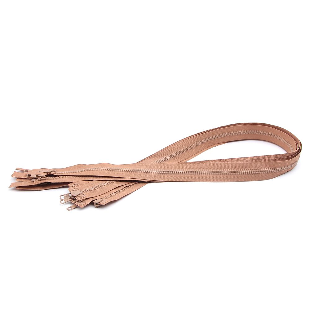 Молния трактор Arta Т6 (6 мм) 2 зам., разъем., 100 см, цв. 071 св.бежевый, уп.5 шт