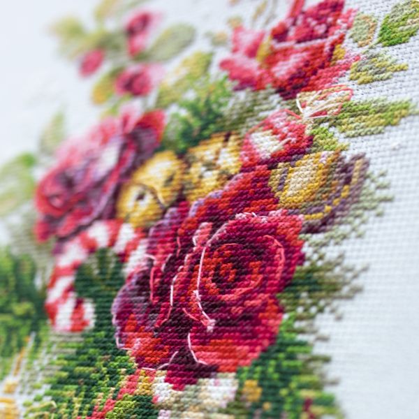 Набор для вышивания нитками Чудесная игла, Рождественский сюрприз 17х27 см