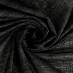 Дублерин трикотажный 80 г/м², 150 см / 100 метров, 132 TD/BK черный, IdealTex