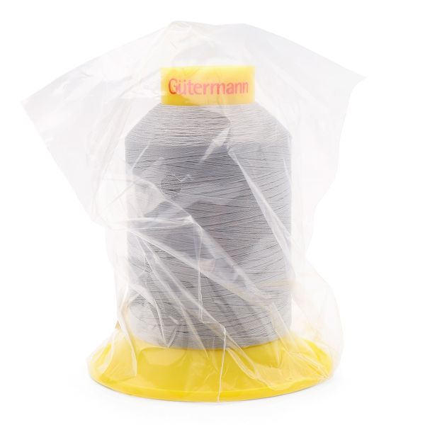 Нитка эластичная Gutermann Maraflex 120, 1500 м, 716936, 038 св.серый, 1 катушка