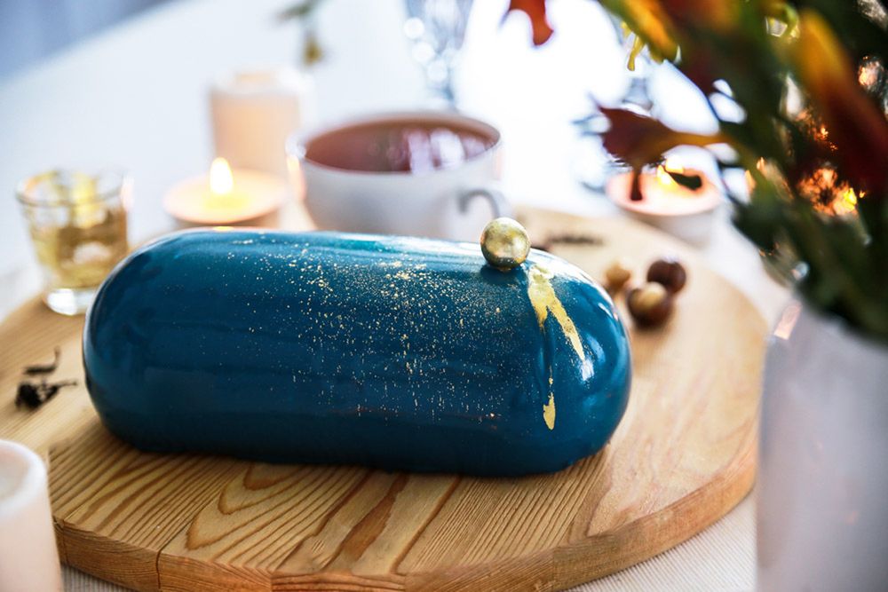 Форма силиконовая для тортов и пирогов 23х12х7 см, овальная, S-Chief SPC-0212