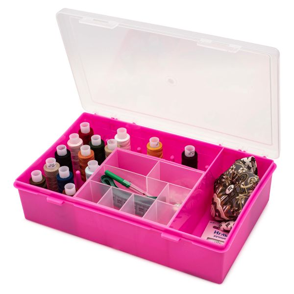 Органайзер для швейных принадлежностей, розовый