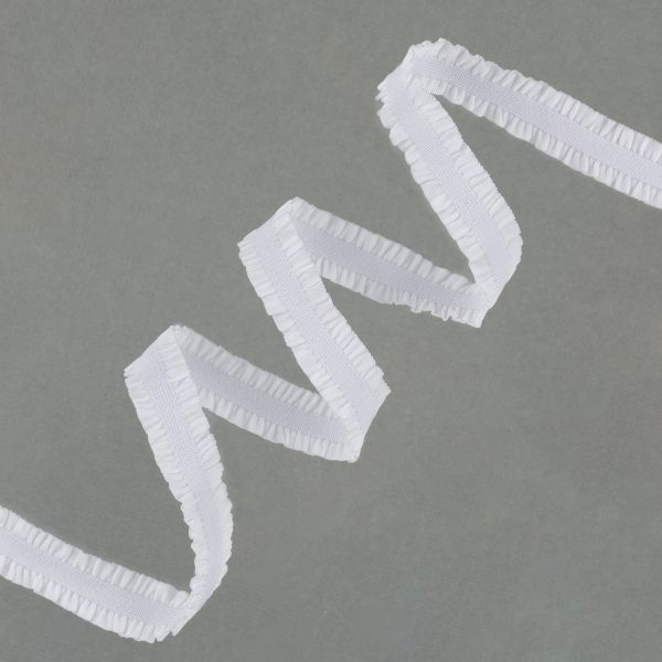 Резинка бельевая (ажурная) 14.0 мм / 25 метров, белый, Blitz DT-09