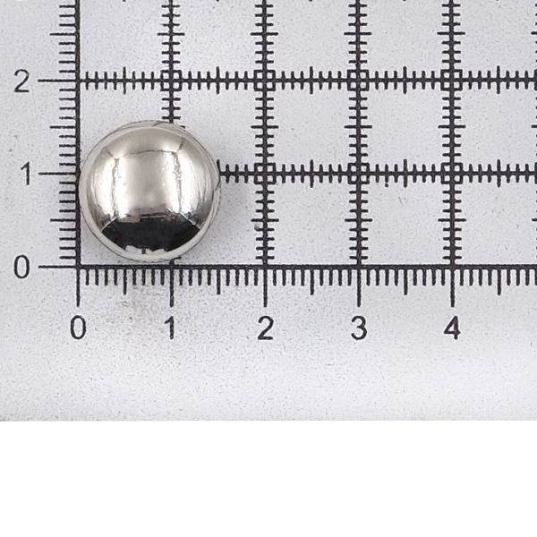 Пуговицы на ножке 24L (15мм) (Silver (серебристый)), 48 шт