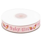 Лента репсовая (в рубчик) 15.0 мм / 22.86±1 метров, Baby-girl, S090778