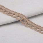 Кружево вязаное (тесьма) 10 мм / 25 метров, рис.9441 (бежевый) С3805Г17