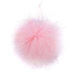Помпоны декоративные песец, 1 шт, 04 розовый, Gamma POFM-01
