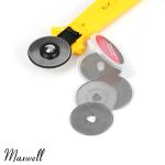 Лезвие для роликового раскройного ножа d45мм Maxwell premium RB-45, 5 шт
