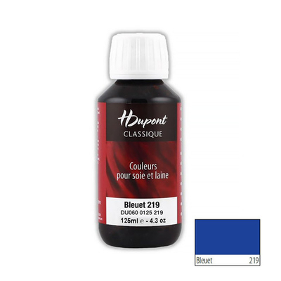 Краска для шелка H Dupont Classic, 125мл, 219 васильковый