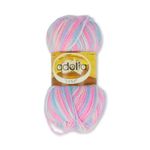 Пряжа Adelia Jane / уп.10 мот. по 50г, 227м, 03 бл.желтый-яр.розовый-голубой