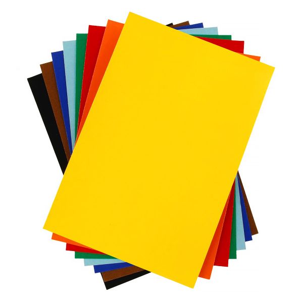 Картон цветной бархатный A4 21х29.7 см, 8 л. 8 цв, Лео LPCB-04