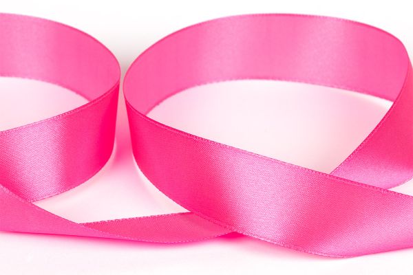 Лента атласная 1-сторонняя 25.0 мм / 33±2 метра, №516N(16-2125) бледно-розовый, Gamma