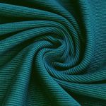 Кашкорсе трикотажное полотно 400 г/м², 60+60 см, тем.петроль, 60м /TOS/