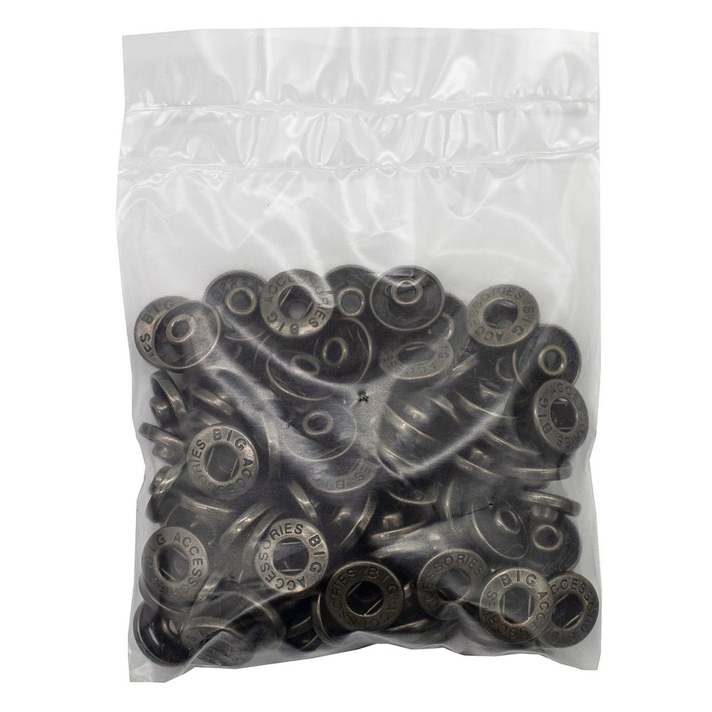 Часть кнопки Альфа (S-образная) ⌀13.5 мм (B-часть), лат 5/15 пруж, 100 шт, BIG