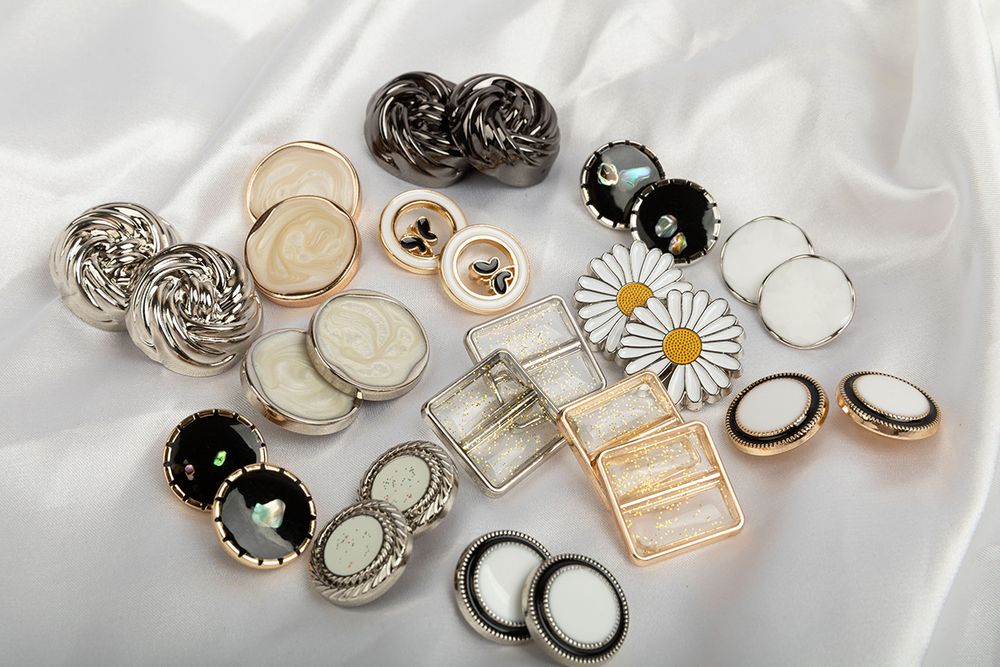 Пуговицы на ножке металл 20 мм, 6 шт, 04 никель, Blitz MB 0246