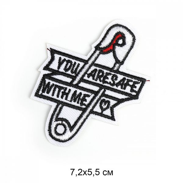 Термоаппликация Булавка 7,2х5,5см, 10 шт