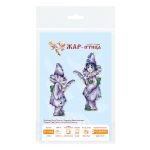 Набор для вышивания нитками МП Студия, на пластиковой канве Пьеро 18х10 см