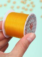 Нить-леска 0.3 мм, 100 м, цв. золотой