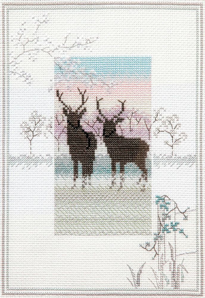 Derwentwater Designs, Frosty Deer, 25х17,2 см