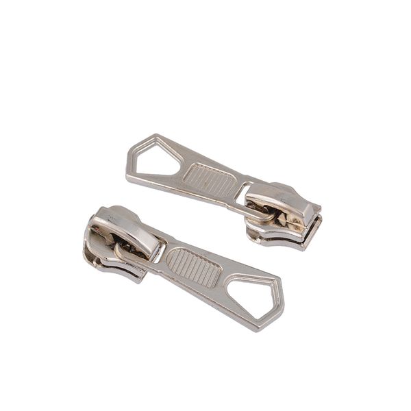 Слайдер (замок) для молнии металл Т8 (8 мм), автомат, TBT3030 цв. никель уп.500 шт