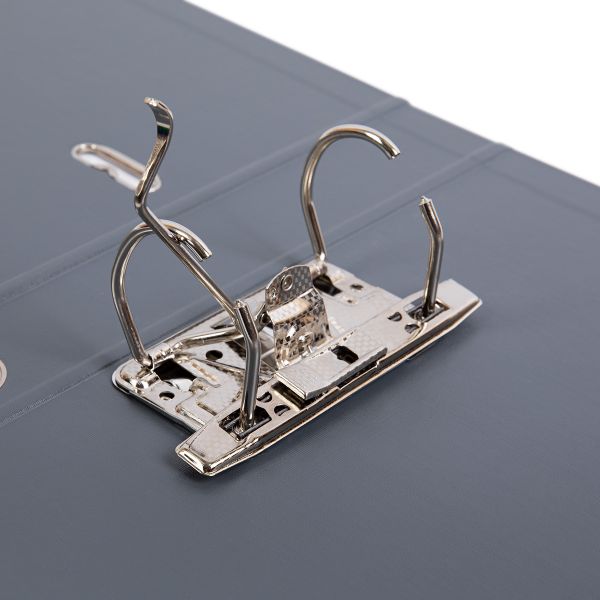 Регистратор PVC, 2-х стороннее покрытие, мет.уг. 50 мм, 50 шт, Premier A4 арочный механ. (разб.), серый ЕС100161015, Expert Complete