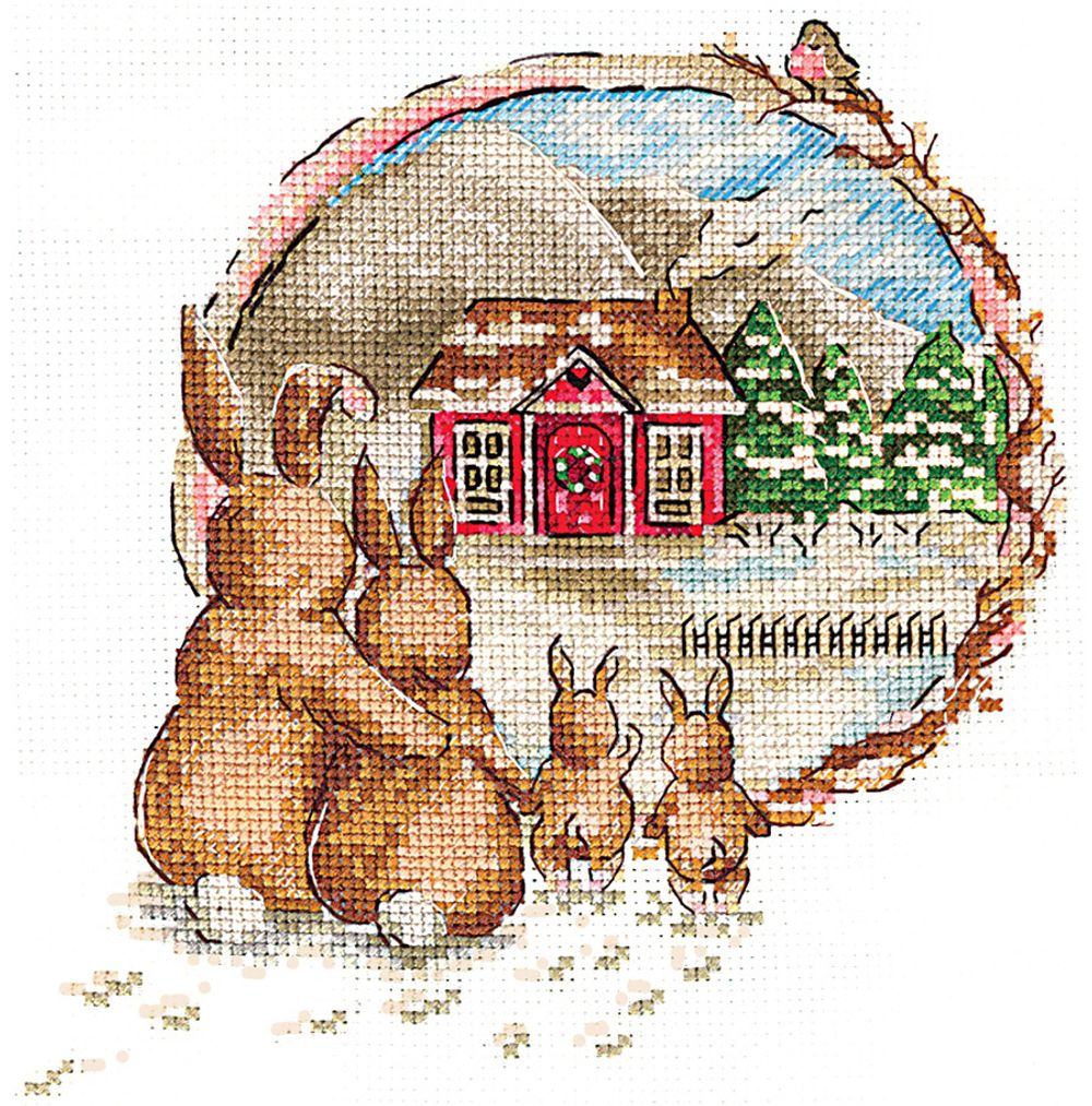 Набор для вышивания нитками Сделай своими руками, Новоселье, 15х15 см