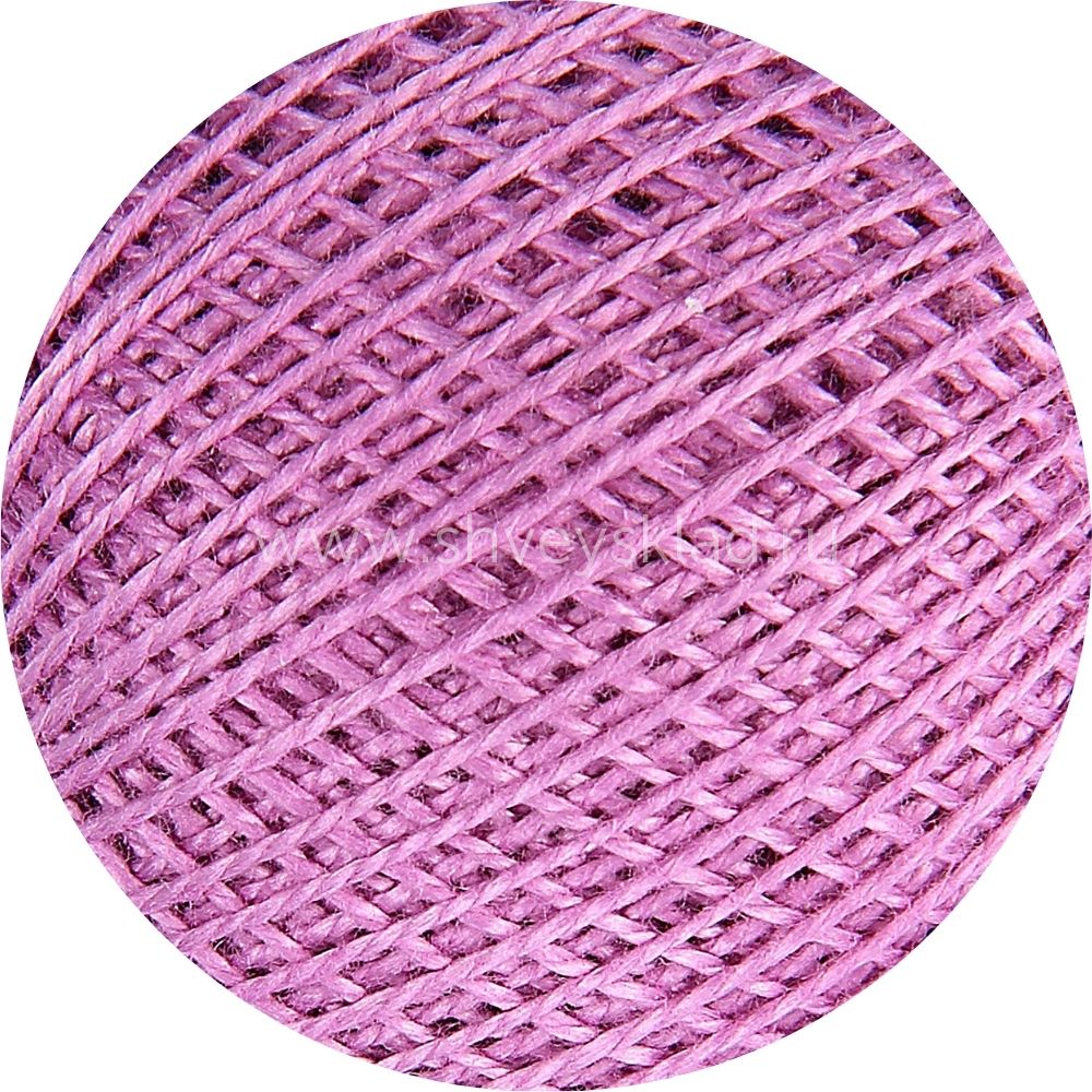 Пряжа ПНК им.Кирова Ирис / уп.20 мот. по 25 г, 150м, 2106 сиреневый