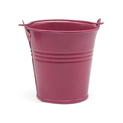 Ведерко окрашенное 7*7см (фуксия) AR004