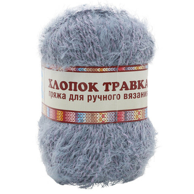 Пряжа Камтекс Хлопок Травка / уп.5 мот. по 100 г, 220 м, 169 серый