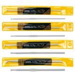 Набор крючков для вязания металл Maxwell Gold (2.5 мм/ 3.5 мм/ 4.5 мм/ 5.5 мм)