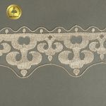 Кружево на сетке арт.TR.2113 70мм цв.бежевый уп.13м, Kruzhevo