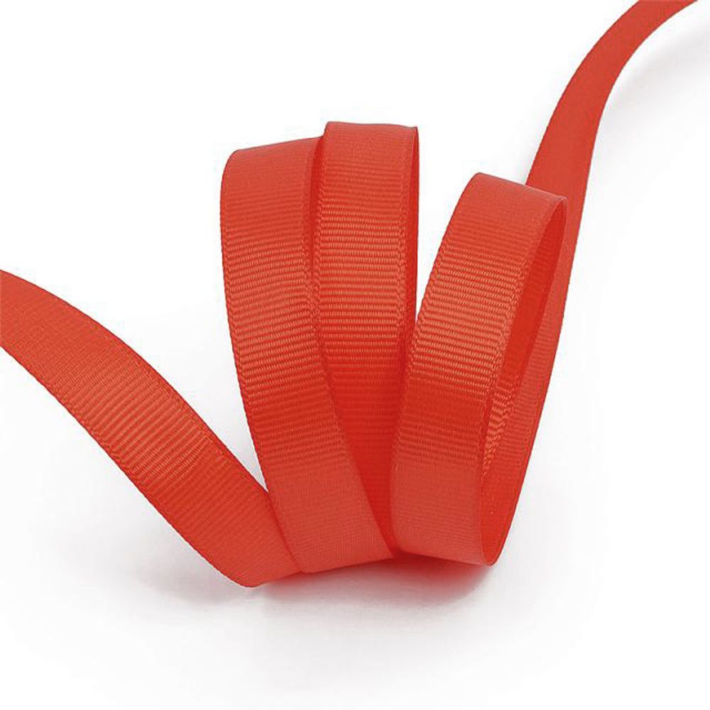 Лента репсовая (в рубчик) 25.0 мм, цв. 235 красный уп.27,4м А Лента репсовая (в рубчик) 25.0 мм, цв. 235 красный уп.27,4м А