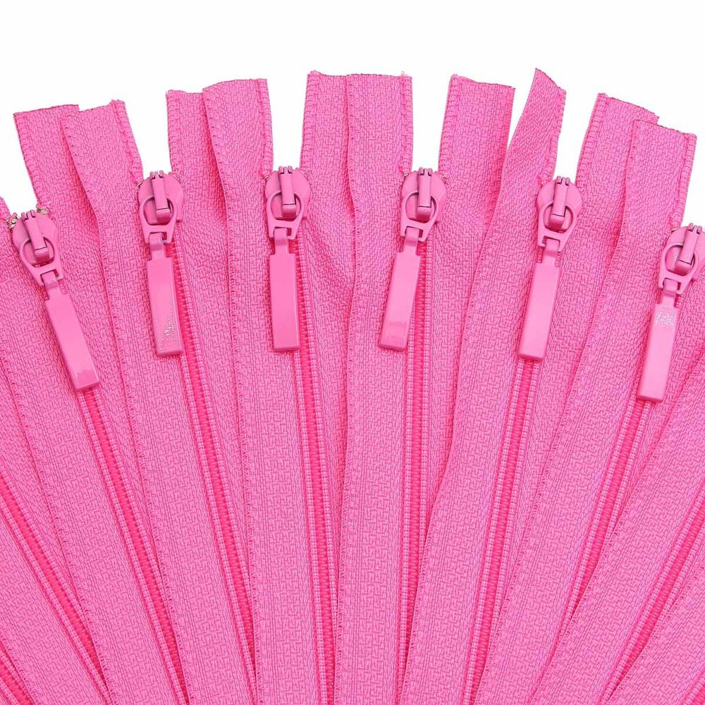 Молния спираль (витая) Arta Т5 (5 мм) 1 зам., н/раз., 18 см, цв. 515 розовый, уп.10 шт