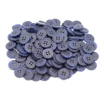 Пуговицы 4 прокола 24L (col.03 (т. синий)) CB, 144 шт