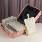 Органайзер дорожный для чемодана 7 предметов (бежевый)