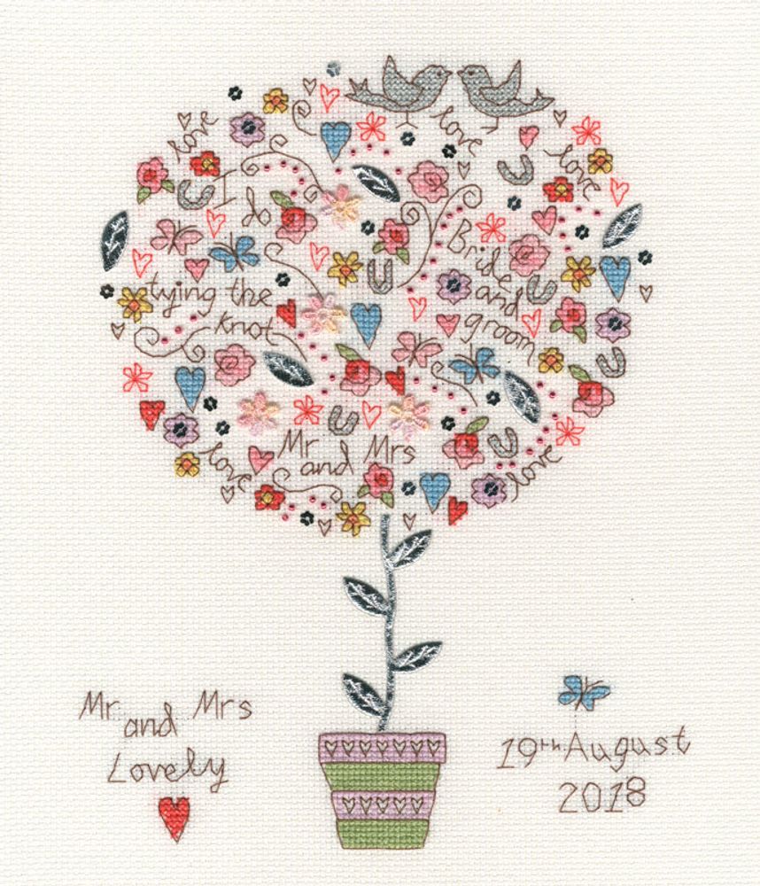 Bothy Threads, Love Vows (Клятвы любви), 24х28 см /TOS/